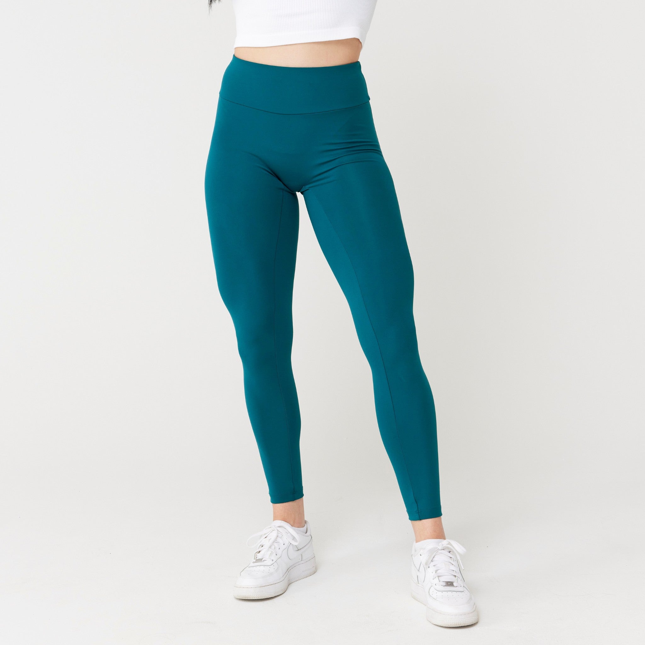 High-Rise Leggings - Green – Gladly Store